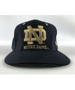 Notre Dame Fighting Irish Vintage Baseball Hat Blue Starter Flex Size 7 ... - £46.54 GBP