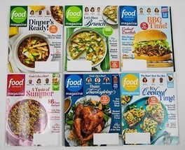 FOOD NETWORK MAGAZINE LOT OF 6 2024 &amp; 2023 THANKSGIVING RECIPES COOKING - $192.99 MXN
