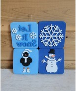 Lot of 4 Christmas Holiday Foam Stamps - $377.05 MXN