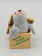 Hallmark Keepsake Ornament Special Delivery Baby Seal 1989 - $7.60