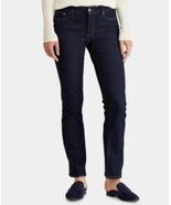 MSRP $90 Ralph Lauren Petite Dark Wash Modern Straight Rinse Size 4P (DE... - €58,72 EUR