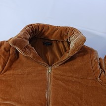 Shinestar SJ3441 Women's Merigold Camel Velvet Cropped Puffer Jacket Size Large image 6