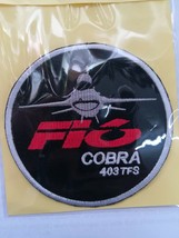 Bid F-16 Cobra 403TFS Royal Thai Air Force Original Patch Rare - £3.98 GBP