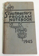Scoutmasters Program Notebook -Boy Scouts of America 1945-For Leaders of... - £7.45 GBP