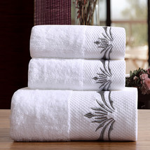 Three-piece Platinum Forged Towel Bath Towel Set - Luxurious and Durable - £55.31 GBP
