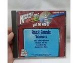 Karaoke Kompact Disc Graphics Sing The Hits Of Rock Greats Volume 4 CD + G  - $21.77