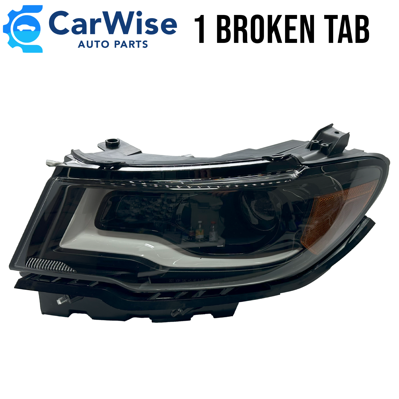 OEM Mopar Driver HID/Xenon Headlight 2017-2021 Jeep Compass W/ Bulb 6829... - $280.46
