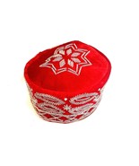 Quality Bead Embroidered Traditional kufi Velvet Hat cap. Igbo chief Ozo... - $178.16 CAD