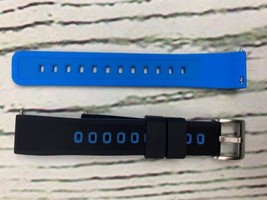 Silicone Watch Band 20mm Quick Release Rubber Watch Bands Blue - £18.98 GBP