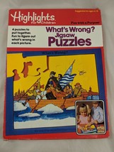 Highlights Whats Wrong Jigsaw Puzzles Set 1987 - £8.97 GBP