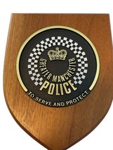 Greater Manchester Police Crest Badge Wood Plaque UK England United Kingdom image 2