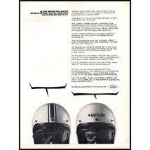 1966 Ford Autolite Performance Parts Vintage Print Ad Car Racing Helmet ... - £8.25 GBP