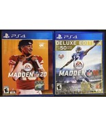 PS4 Playstation 4 Madden 20 And Madden 16 Football Sports Games - £9.54 GBP