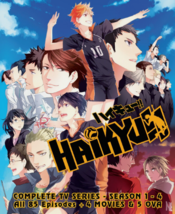 *USA English Version* DVD Haikyu!! Season 1 - 4 Vol.1-85 End + 4 Movies + 5 OVA - £47.11 GBP