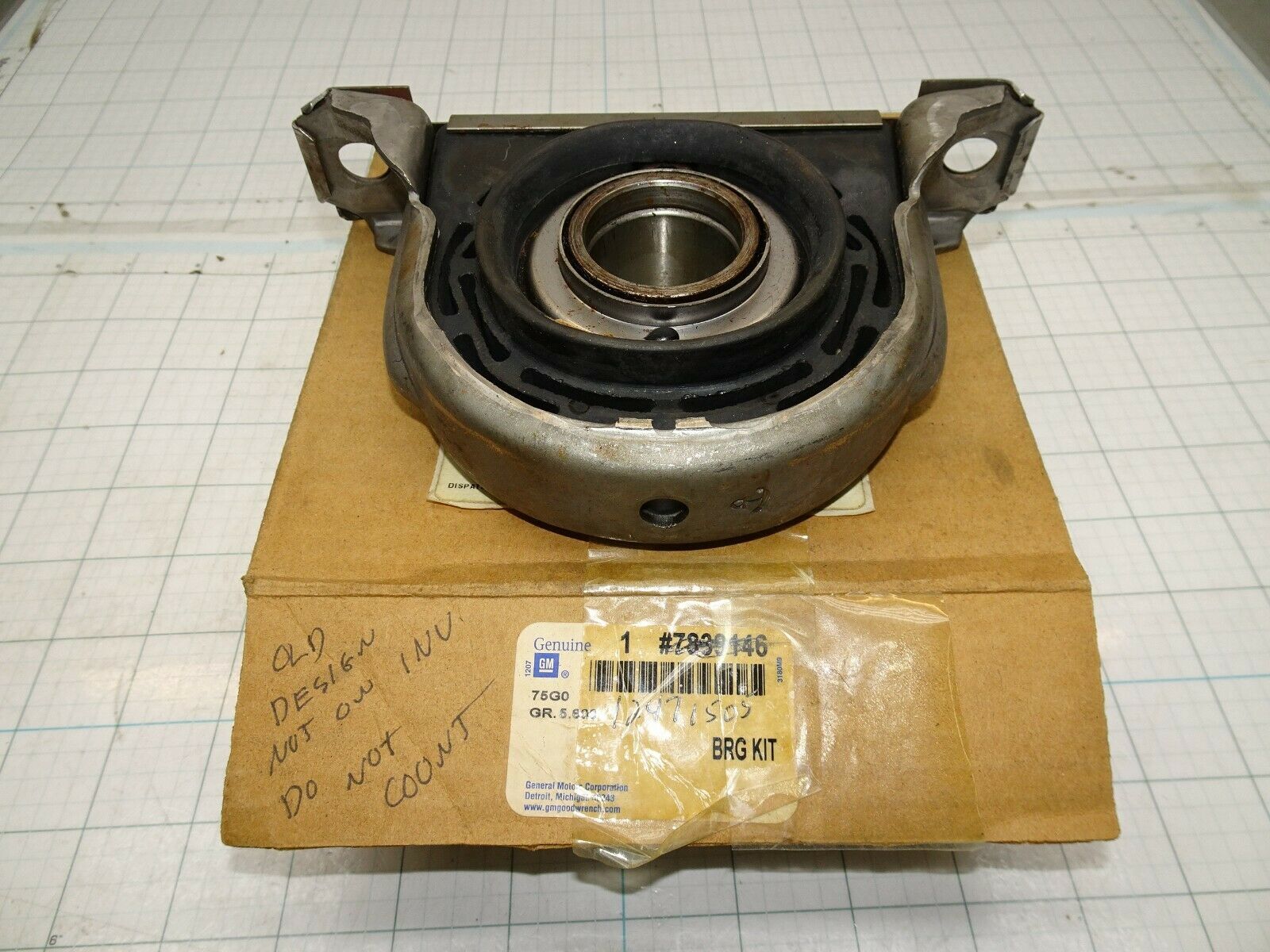 GM 12471505 Driveshaft Center Support Carrier Bearing  OEM NOS General M... - $78.35