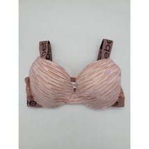 Bebe Intimates Bra 36DD Womens Padded Push Up Underwired Pink Lace - £20.78 GBP
