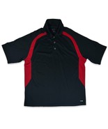 Champion Golf Polo Shirt Duo-Dry  Black &amp; Red, Medium - £12.84 GBP