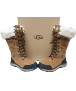 UGG Adirondack Tall III Sz 7 M EU 38 Women WP Suede Winter Boot Chestnut... - $237.79 CAD