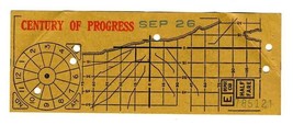 Chicago World&#39;s Fair 1933 Century of Progress Surface Lines Ticket - £29.95 GBP