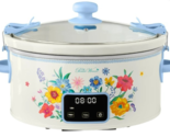 Pioneer Woman BRILLIANT BLOOMS ~ 6 Quart  Slow Cooker ~ Crock Pot ~ Lock... - $100.00