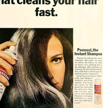 1968 Clairol Instant Spray Shampoo Advertisement Life Magazine Hair Care... - $19.99