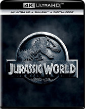 Jurassic World 4K Ultra HD Blu-ray Digital [4K UHD] BONUS FEATURES! + Sl... - $16.95