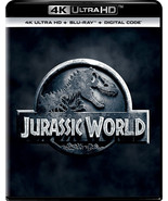 Jurassic World 4K Ultra HD Blu-ray Digital [4K UHD] BONUS FEATURES! + Sl... - $16.95