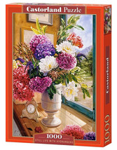 1000 Piece Jigsaw Puzzle, Still Life with Hydrangeas, Flower puzzles, co... - $588.79 MXN