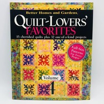 Better Homes and Gardens Quilt-Lovers Favorites Volume 4 Quilt Pattern P... - £9.44 GBP