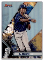 2019 Bowman&#39;s Best CJ Abrams  San Diego Padres #TP-2 Baseball card   MATV4A - $2.40