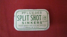 Vintage Pflueger Split Shot Sinkers in metal case #1 - £19.37 GBP