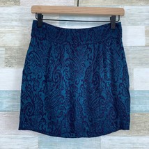 Silence Noise Urban Outfitters Shimmer Jacquard Mini Skirt Blue Purple Womens 4 - £13.17 GBP