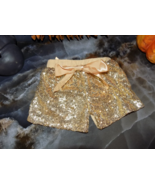 Baileys Blossoms Sequin Gold Shorts Size L Toddler - $19.55 CAD