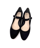 Via Spiga Womens Black Suede Leather &#39;Alana&#39; Mary Jane Heel Size 9 NEW - $790.07 MXN