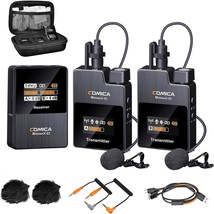 Comica Wireless Lavalier Microphone, Boomx-D2 2.4G Compact Wireless Lapel - $180.99