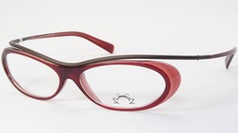 Eye&#39; Dc V 302 013 Burgundy Unico Raro Occhiali da Sole Eyedc 54-14-140 Francia - £193.32 GBP