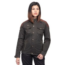 Genuine Royal Enfield GIRLS ON WHEELS WOMEN RIDING JACKET -OLIVE - $127.49