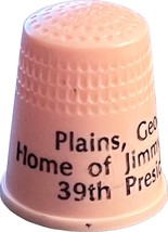 Jimmy Carter Thimble Plains Georgia President Carter&#39;s Home Town - £7.49 GBP