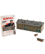 Soviet Barrack House Model Kit 1:87 Scale USSR Wooden Building Diorama  - $45.99