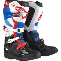 Alpinestars Mens Tech 7 Enduro Drystar Boots Black/White/Blue/Red 10 - £398.39 GBP