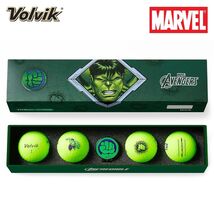 Volvik VIVID SOFT 4.0 Marvel The Hulk Golf Ball &amp; Marker Gift Set - $38.77