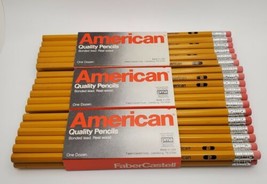 Vintage Faber Castell American Quality No. 2 Pencils Three Dozen NOS USA... - $24.55