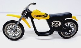 Zee Toys Yamaha 400MX Dirt Bike Motorcycle Diecast 1980 Yellow - Missing... - $7.32