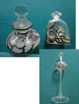 Silver Overlay Bohemia Perfume Bottle With Stopper Pick One - $687.35 MXN+