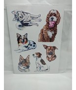 Pack Of (6) Dog Stickers 2-3&quot; - $11.87