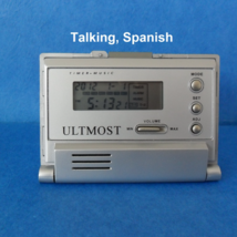 Spanish Language Talking Travel Alarm Clock - £7.96 GBP