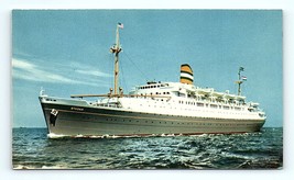 Postcard SS Ryndam Holland America Line Ocean Liner Passenger Cruise Ship Sank - £4.01 GBP