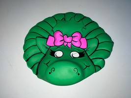 New 1992 Lyon&#39;s Group BABY-BOP From BARNEY THE DINOSAUR Plastic Mask Chi... - $24.74