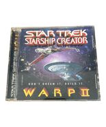 Star Trek Starship Creator Warp II PC CD-ROM Game Vintage 2000 - $13.50