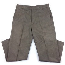 Levi&#39;s Vintage 1980s Men&#39;s Action Brown Pants Slacks Size 36 Waist Flat Front - £13.42 GBP